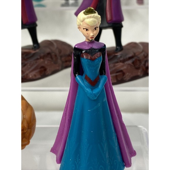 Disney Frozen Figure Lot Magiclip Elsa Ana Han Kristoff Mashem Cake Toppers - Picture 5 of 8